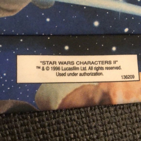 Star Wars, Mens Dress tie. Black/Navy blue color way. - Picture 3 of 7